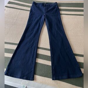 PAIGE Dark Blue Flare Jeans.
